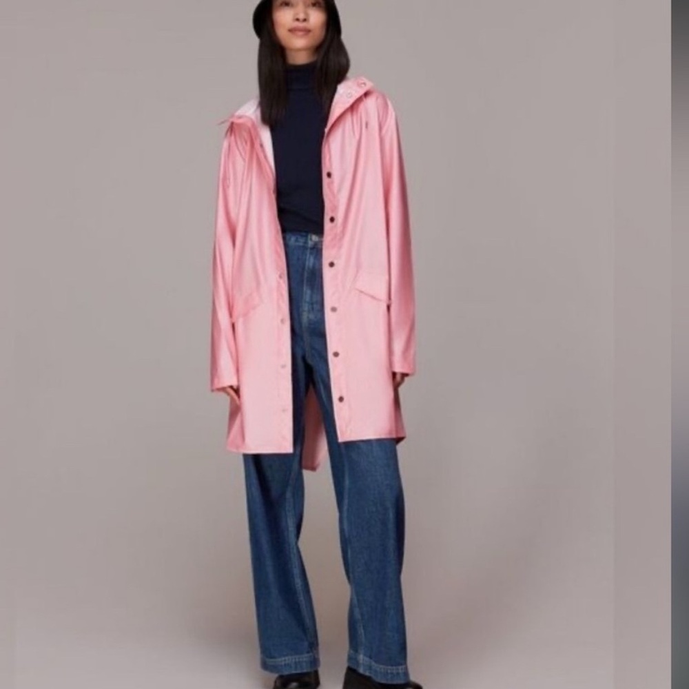Rains Pink Women's Jacket Medium NWT